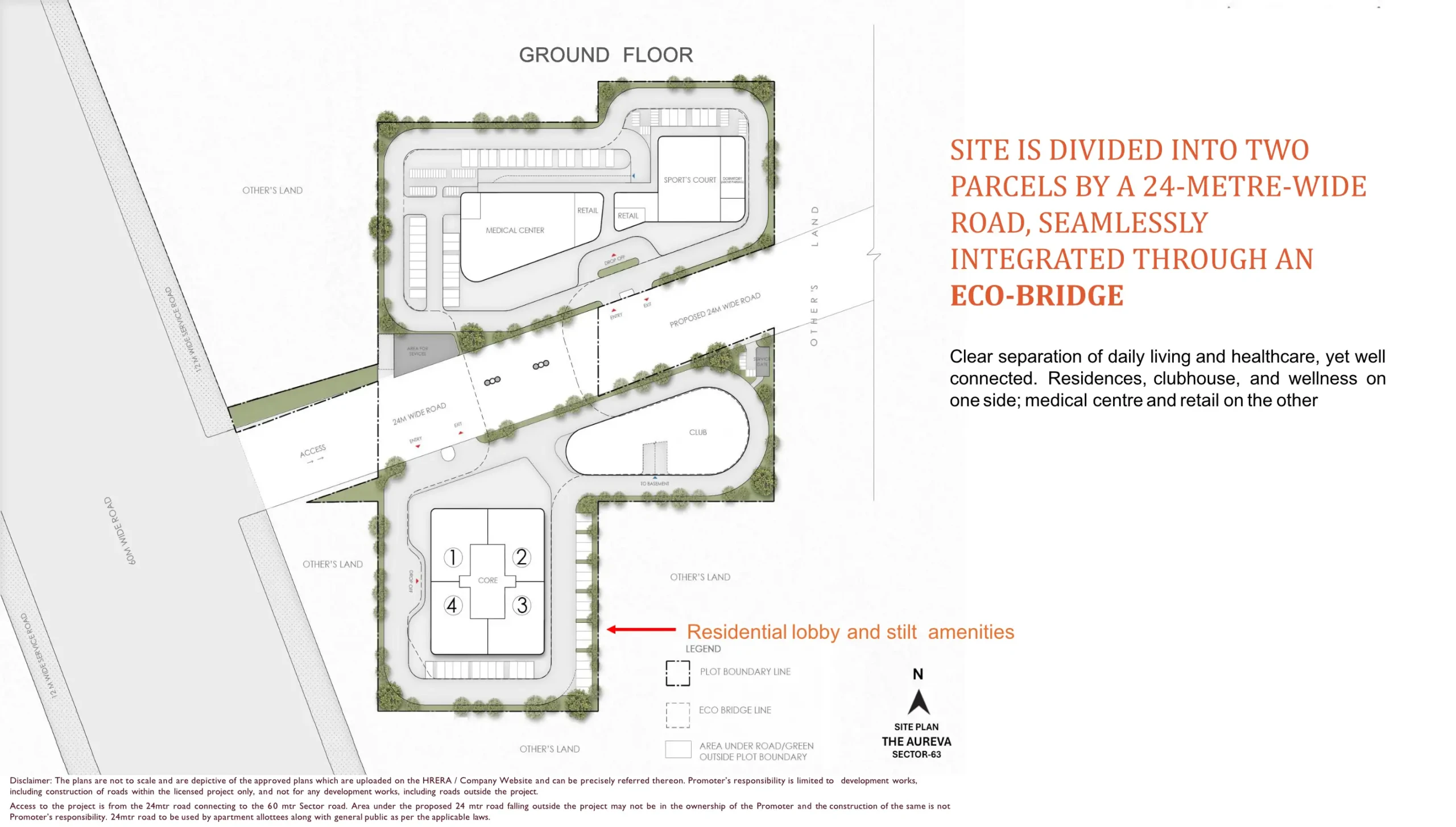 DLF The Aureva 3 Dlf The Aureva Site Plan